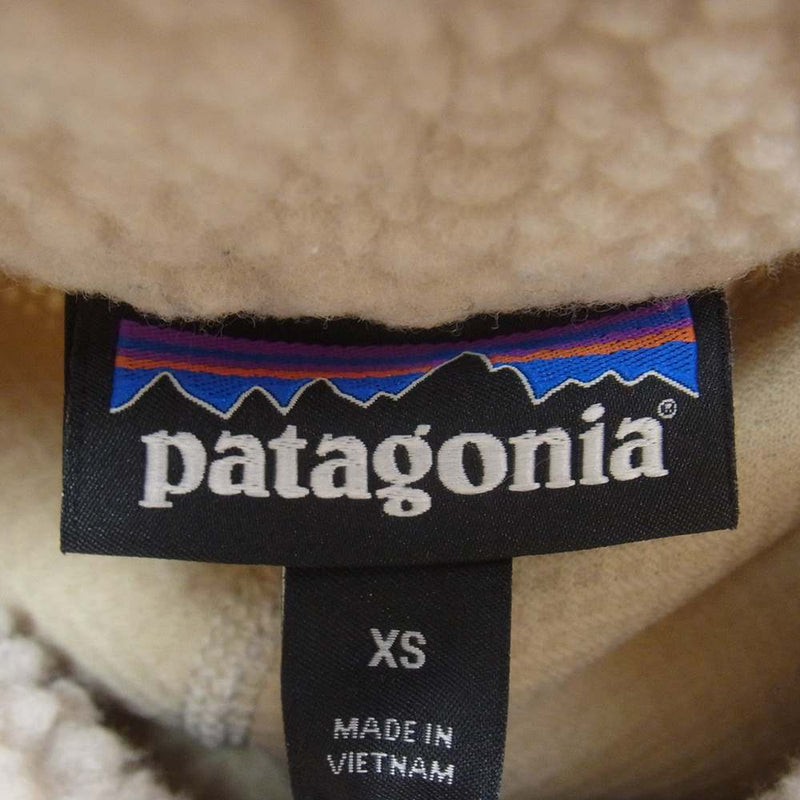 patagonia パタゴニア 20AW 23056FA20 Classic Retro-X Jacket クラシック レトロX フリース ジャケット ベージュ系 XS【中古】