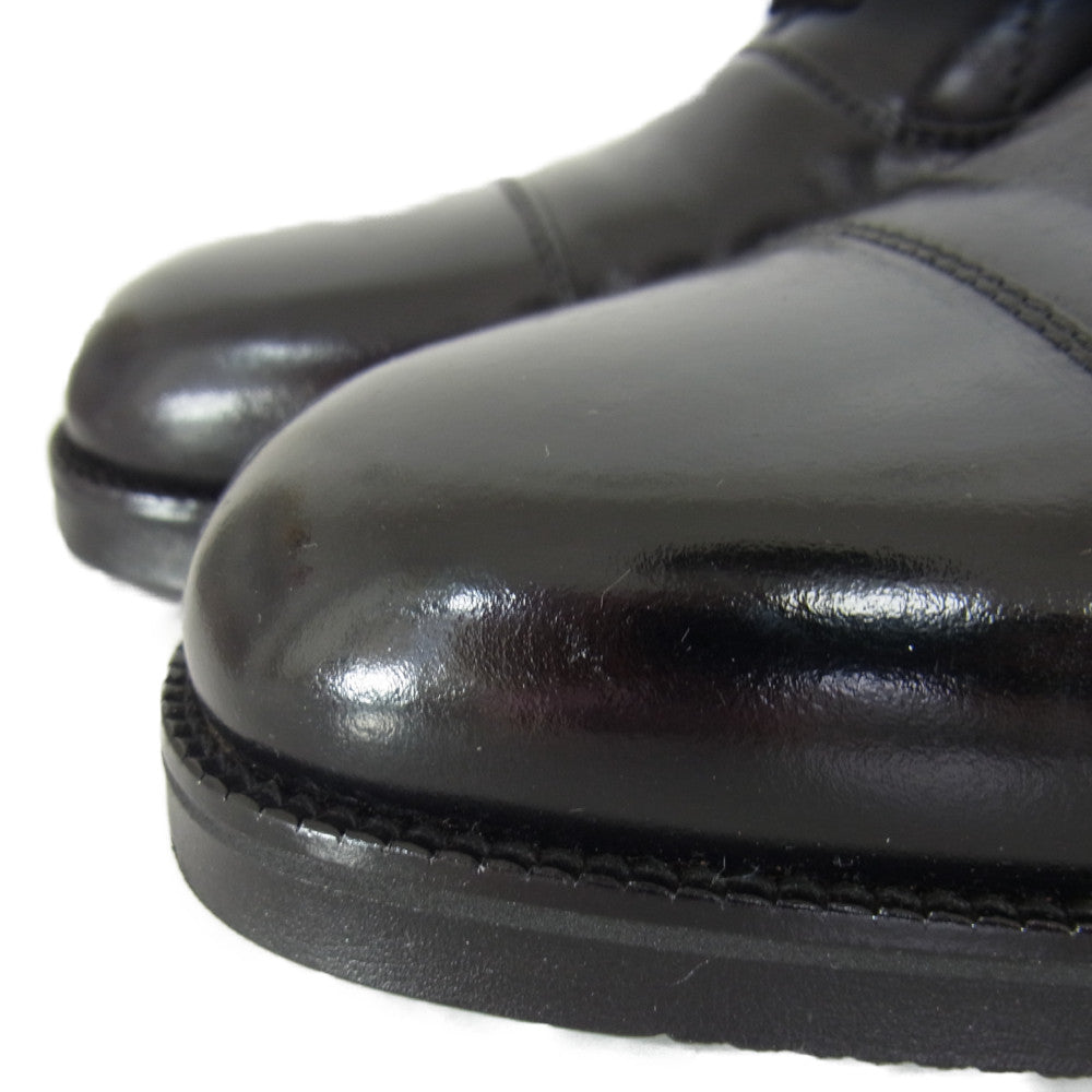 PAUL STUART ポールスチュアート PS 3406 内羽根 ストレートチップ ビブラムソール ドレスシューズ ビジネスシューズ  ブラック系 26cm【中古】