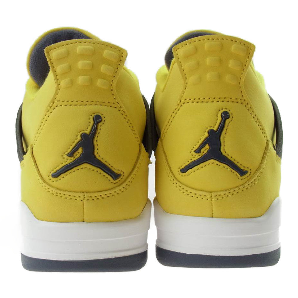 NIKE ナイキ CT8527-700 AIR JORDAN 4 エア ジョーダン RETRO LIGHTNING レトロ ライトニング スニーカー イエロー系 9【新古品】【未使用】【中古】