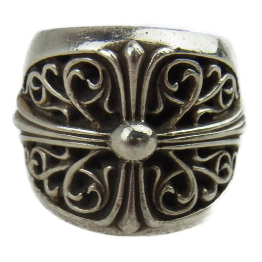 CHROME HEARTS クロムハーツ（原本有） CLASSIC OVAL クラシックオーバル クロス リング シルバー系【中古】