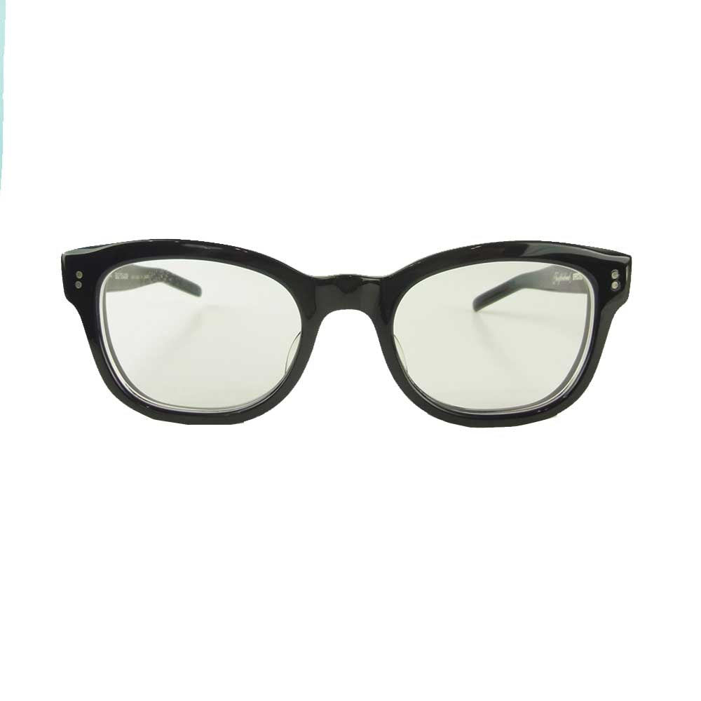 NEIGHBORHOOD ネイバーフッド EFFECTOR エフェクター BIG TRAMP ビッグ トランプ 度入り 眼鏡 アイウェア ブラック系【中古】