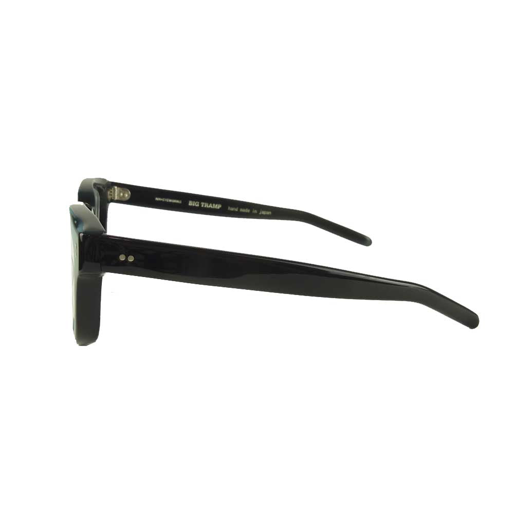 NEIGHBORHOOD ネイバーフッド EFFECTOR エフェクター BIG TRAMP ビッグ トランプ 度入り 眼鏡 アイウェア ブラック系【中古】