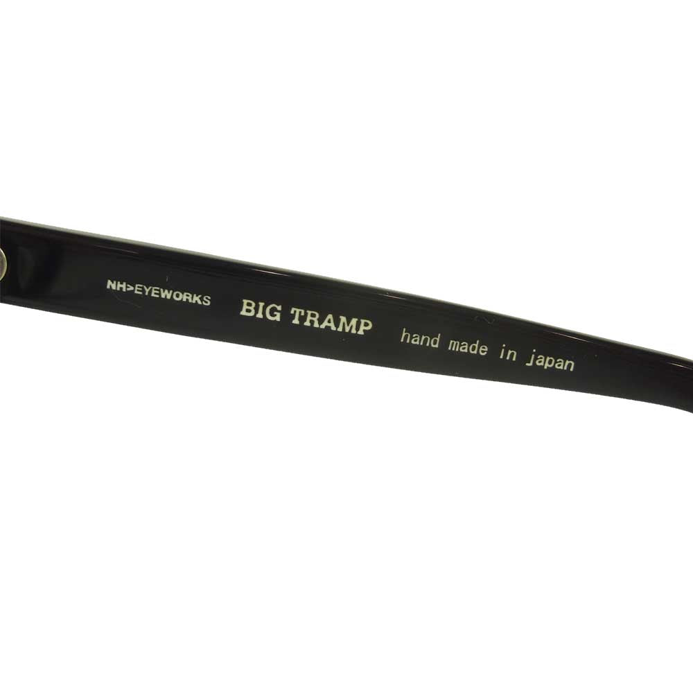 NEIGHBORHOOD ネイバーフッド EFFECTOR エフェクター BIG TRAMP ビッグ トランプ 度入り 眼鏡 アイウェア ブラック系【中古】