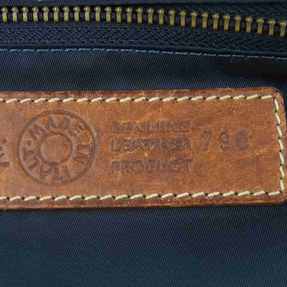 Felisi フェリージ 799‐DS 045 ナイロン レザー ウエスト ボディ バッグ ダークネイビー系【中古】