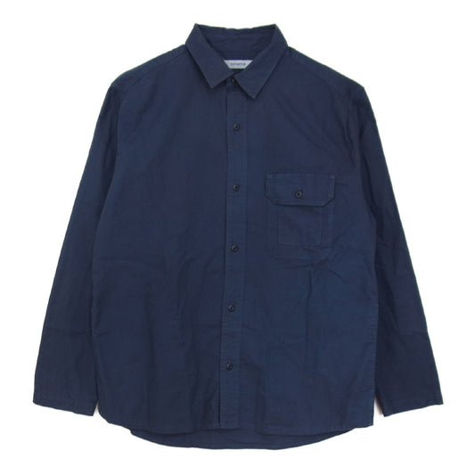 nonnative ノンネイティブ NN-SJ4103 WORKER SHIRT JACKET COTTON OXFORD OVERDYED シャツ ジャケット ネイビー系 3【中古】