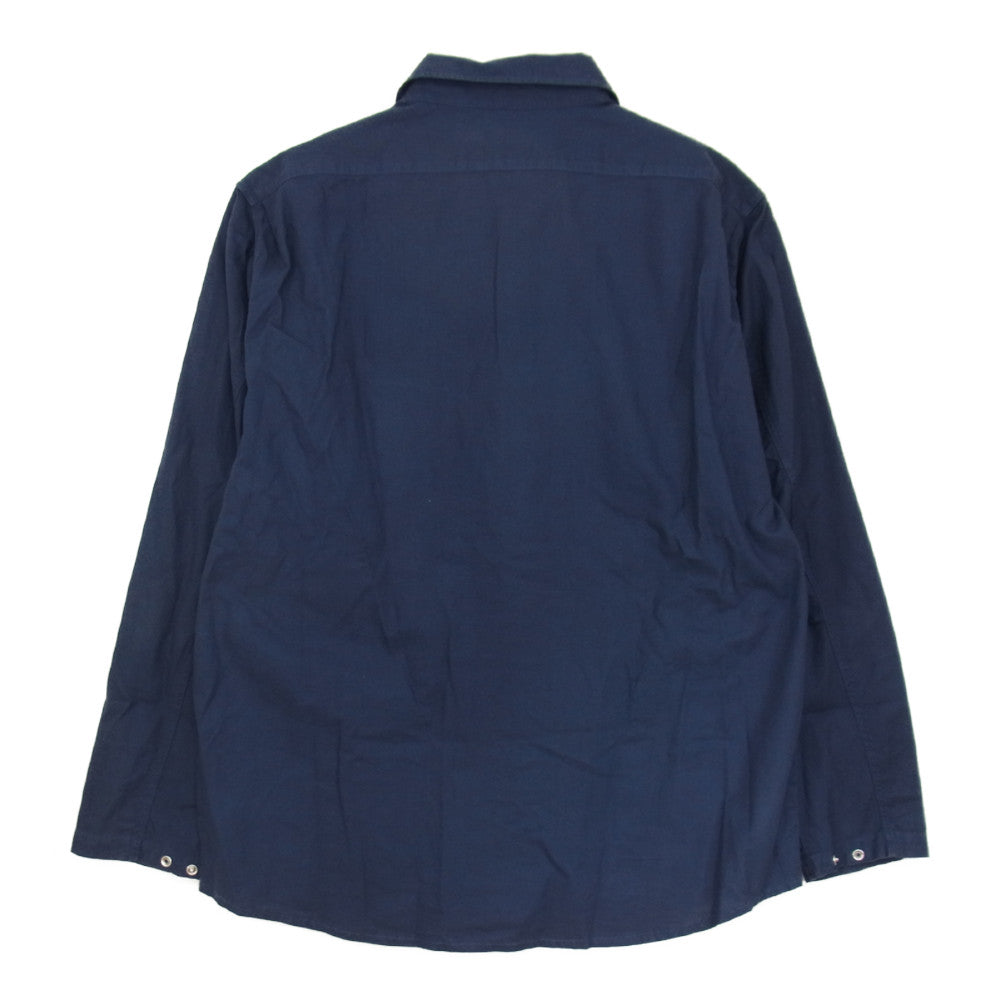 nonnative ノンネイティブ NN-SJ4103 WORKER SHIRT JACKET COTTON OXFORD OVERDYED シャツ ジャケット ネイビー系 3【中古】
