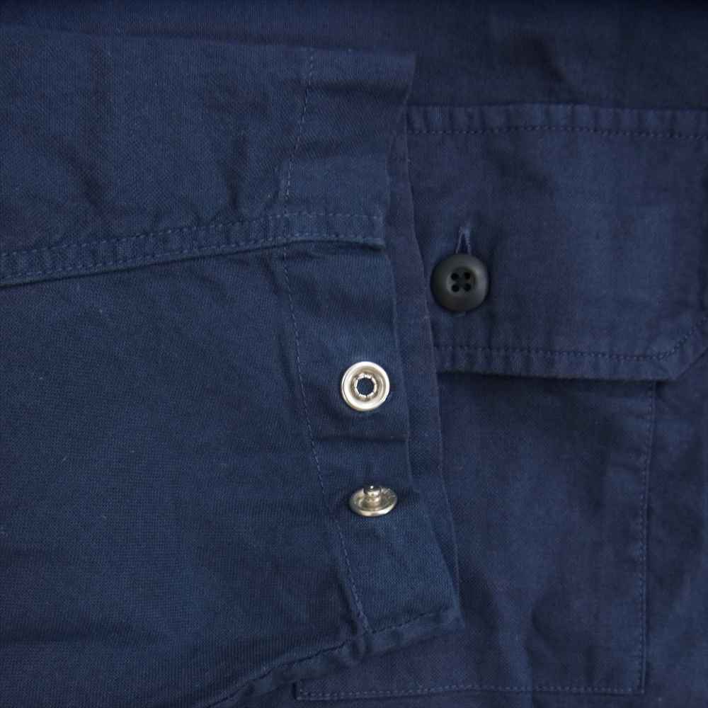 nonnative ノンネイティブ NN-SJ4103 WORKER SHIRT JACKET COTTON OXFORD OVERDYED シャツ ジャケット ネイビー系 3【中古】
