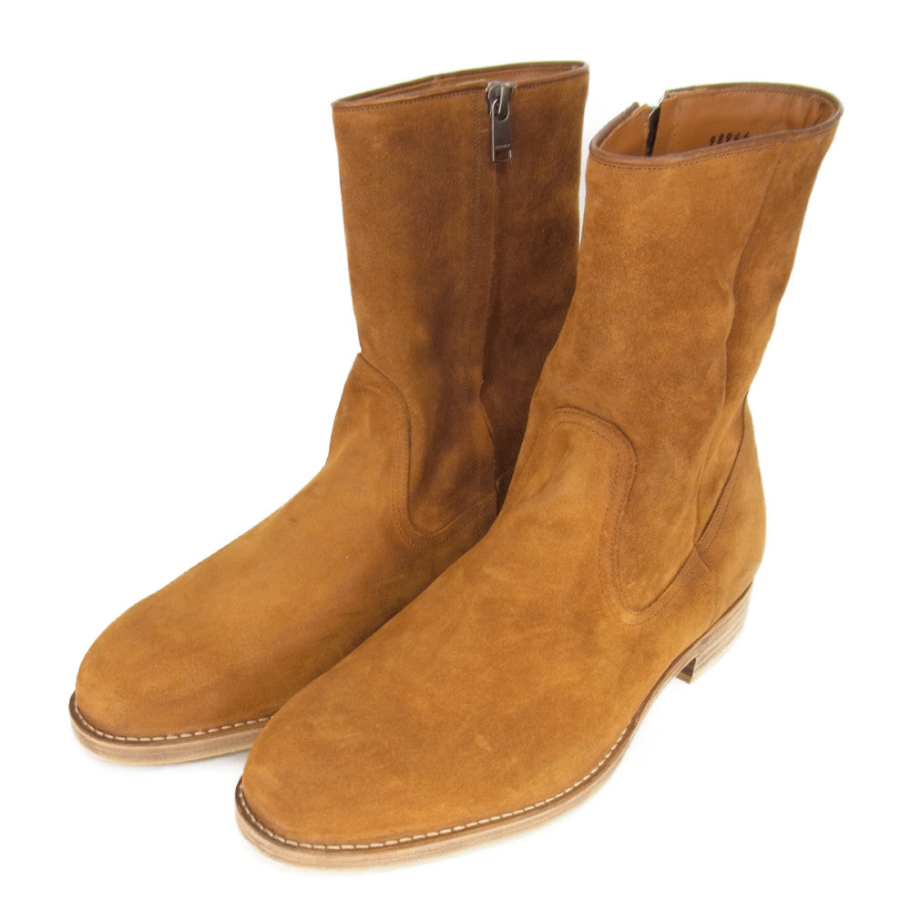 nonnative ノンネイティブ NN-F3909 39th Collection RANCHER ZIP UP BOOTS COW LEATHER ランチャー ジップ アップ カウレザー スエード ブーツ ブラウン系 10 1/2【極上美品】【中古】