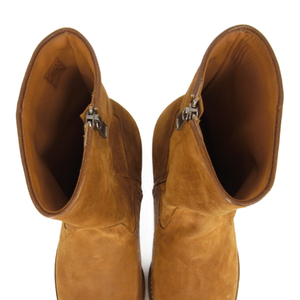 nonnative ノンネイティブ NN-F3909 39th Collection RANCHER ZIP UP BOOTS COW LEATHER ランチャー ジップ アップ カウレザー スエード ブーツ ブラウン系 10 1/2【極上美品】【中古】