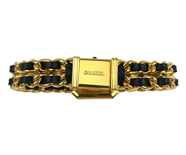 CHANEL シャネル H0001 プルミエール クオーツ 時計 XL  ゴールド系 ブラック系【中古】