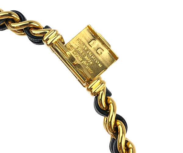 CHANEL シャネル H0001 プルミエール クオーツ 時計 XL  ゴールド系 ブラック系【中古】