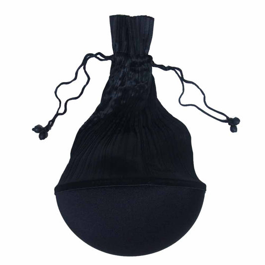 PLEATS PLEASE プリーツプリーズ イッセイミヤケ プリーツ加工 円形 ボール ポーチ 巾着 ブラック系【中古】