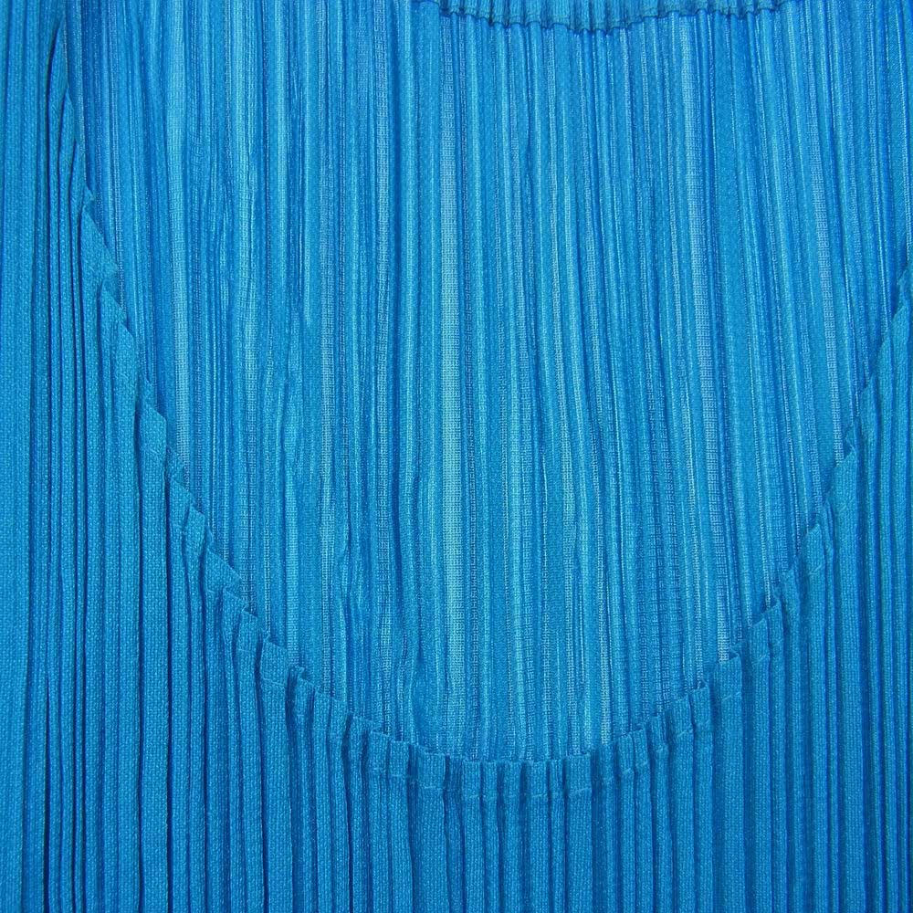 PLEATS PLEASE プリーツプリーズ イッセイミヤケ PP73-JK628 プリーツ加工 ノースリーブ カットソー 緑青系 3【美品】【中古】