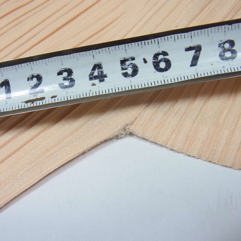 PLEATS PLEASE プリーツプリーズ イッセイミヤケ PP61-JK204 プリーツ加工 ボトルネック カットソー 長袖 オレンジ系 F【中古】