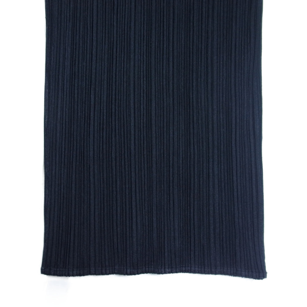 PLEATS PLEASE プリーツプリーズ イッセイミヤケ PP04-JF143 プリーツ加工 ストレート パンツ ブラック系 3【中古】