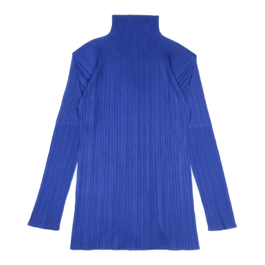 PLEATS PLEASE プリーツプリーズ イッセイミヤケ PP43-JK604 プリーツ加工 ボトルネック カットソー 長袖 パープル系 4【中古】