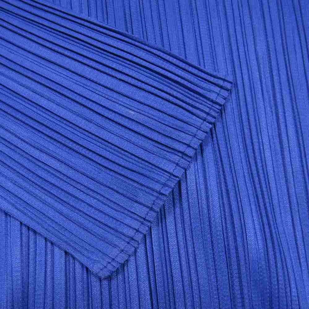 PLEATS PLEASE プリーツプリーズ イッセイミヤケ PP43-JK604 プリーツ加工 ボトルネック カットソー 長袖 パープル系 4【中古】