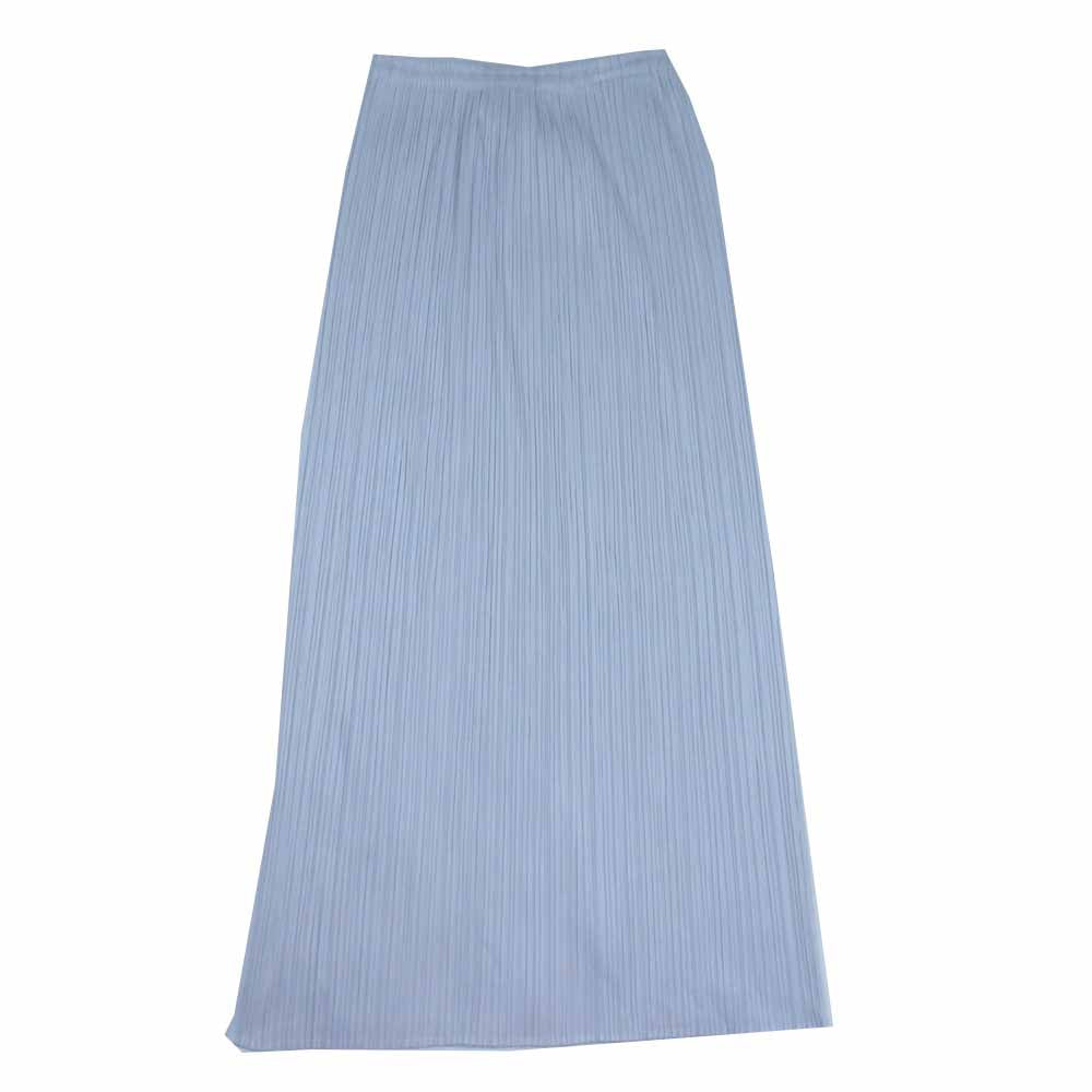 PLEATS PLEASE プリーツプリーズ イッセイミヤケ PP51-JTG613 プリーツ加工 ロングスカート グレー系 3【美品】【中古】