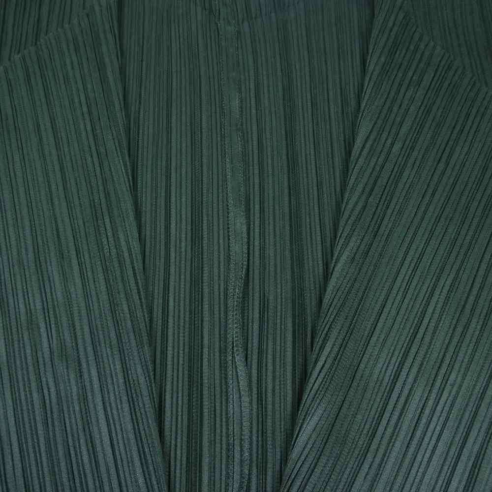 PLEATS PLEASE プリーツプリーズ イッセイミヤケ PP43-JD623 プリーツ加工 カーディガン グリーン系 3【中古】
