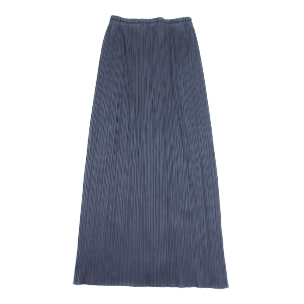 PLEATS PLEASE プリーツプリーズ イッセイミヤケ PP04-JG613 プリーツ加工 ロング スカート グレー系 3【中古】
