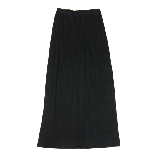 PLEATS PLEASE プリーツプリーズ イッセイミヤケ PP04-JG613 プリーツ加工 ロングスカート ブラック系 3【中古】