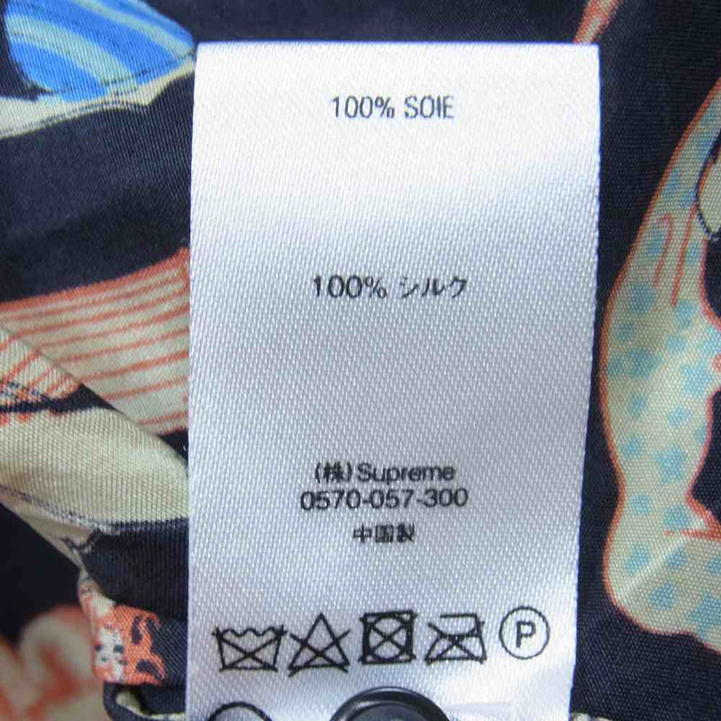 Supreme シュプリーム 18SS Alphabet Silk Shirt アルファベット