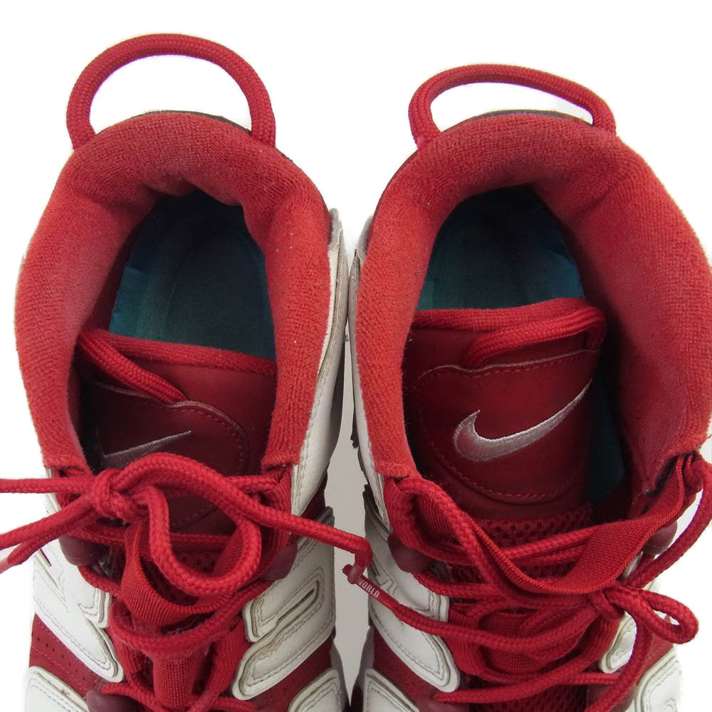 Supreme シュプリーム 902290-600 NIKE AIR MORE UPTEMPO ナイキ エア モア アップテンポ モアテン シュプテン レッド系 ホワイト系 27【中古】