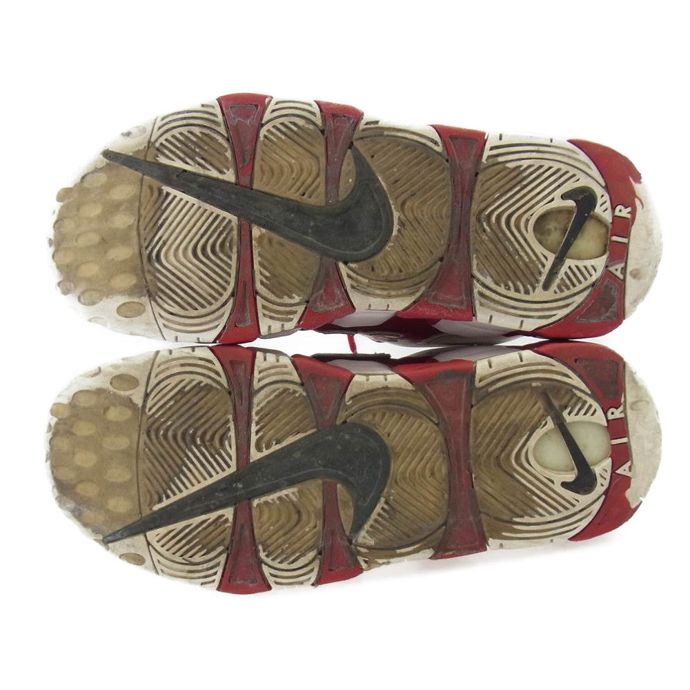 Supreme シュプリーム 902290-600 NIKE AIR MORE UPTEMPO ナイキ エア モア アップテンポ モアテン シュプテン レッド系 ホワイト系 27【中古】