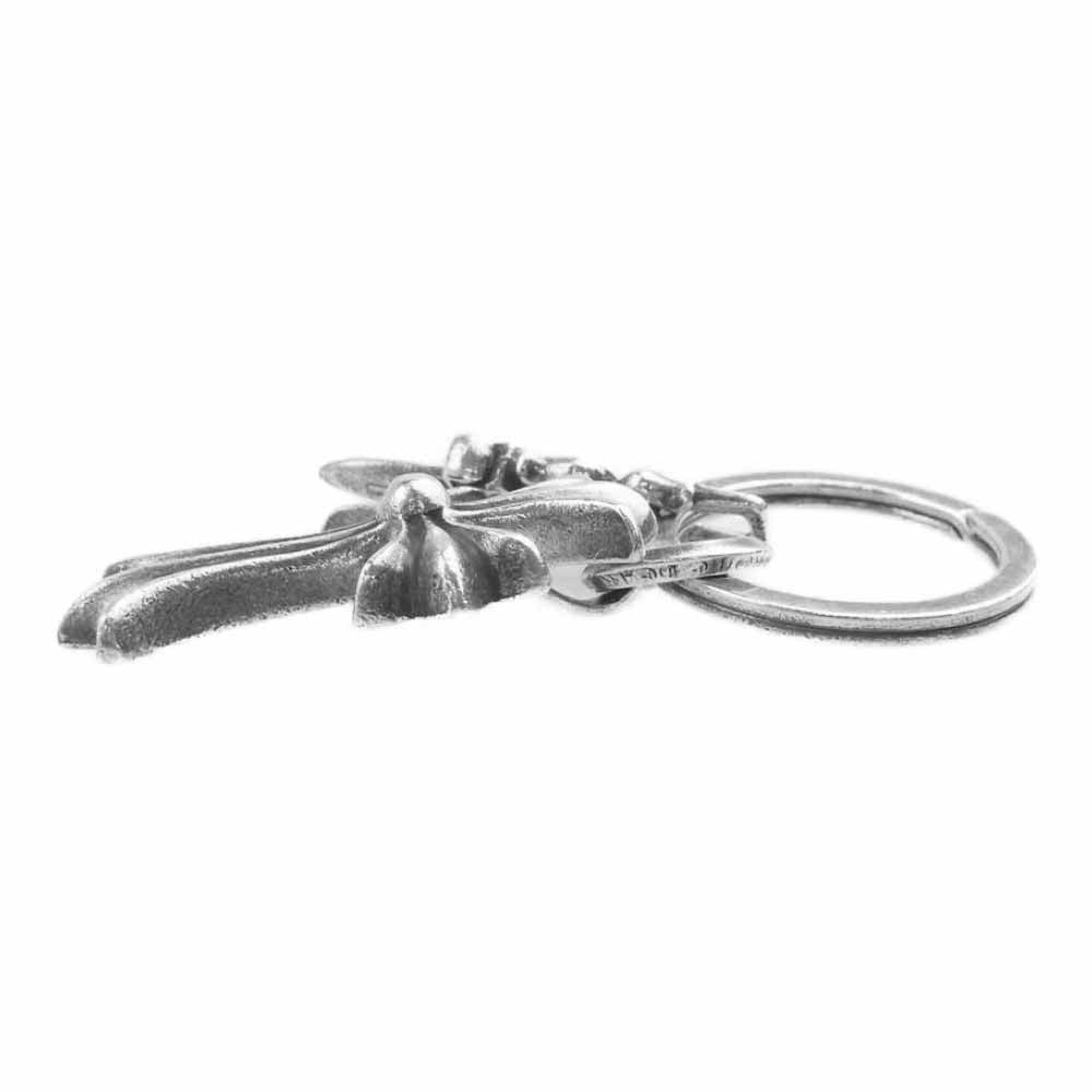 CHROME HEARTS クロムハーツ（原本無） CH CRS SML&No5 DGGR スモール クロス ダガー キーリング シルバー系【中古】