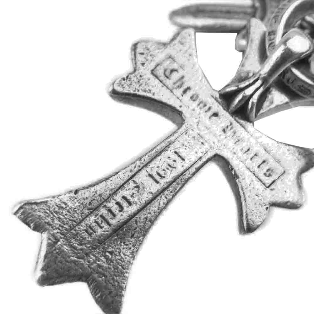 CHROME HEARTS クロムハーツ（原本無） CH CRS SML&No5 DGGR スモール クロス ダガー キーリング シルバー系【中古】