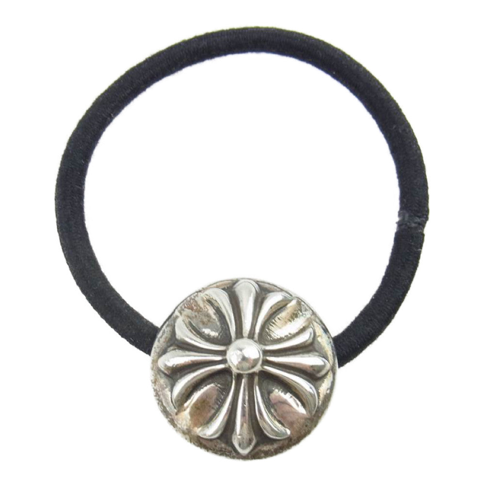 CHROME HEARTS クロムハーツ（原本無） クロスボール ヘアゴム コンチョ  シルバー系【中古】