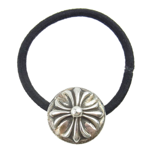 CHROME HEARTS クロムハーツ（原本無） クロスボール ヘアゴム コンチョ  シルバー系【中古】