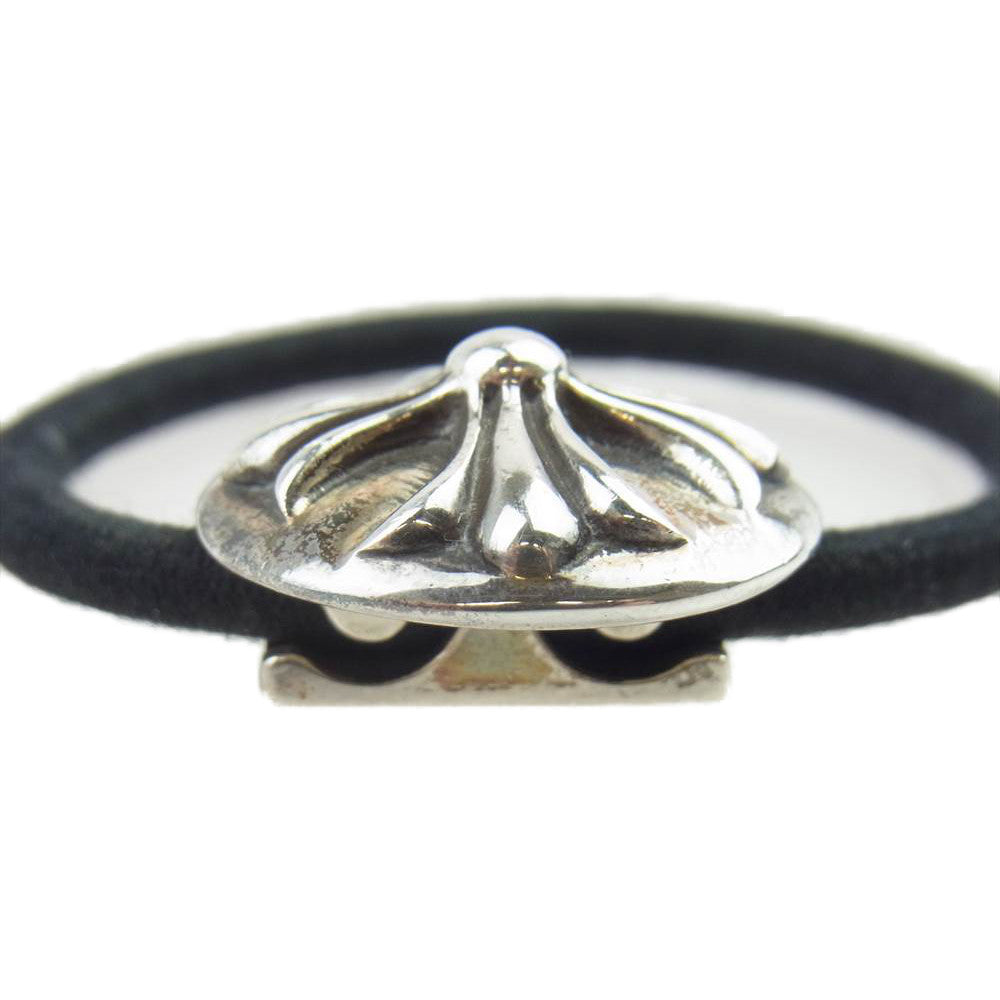 CHROME HEARTS クロムハーツ（原本無） クロスボール ヘアゴム コンチョ  シルバー系【中古】