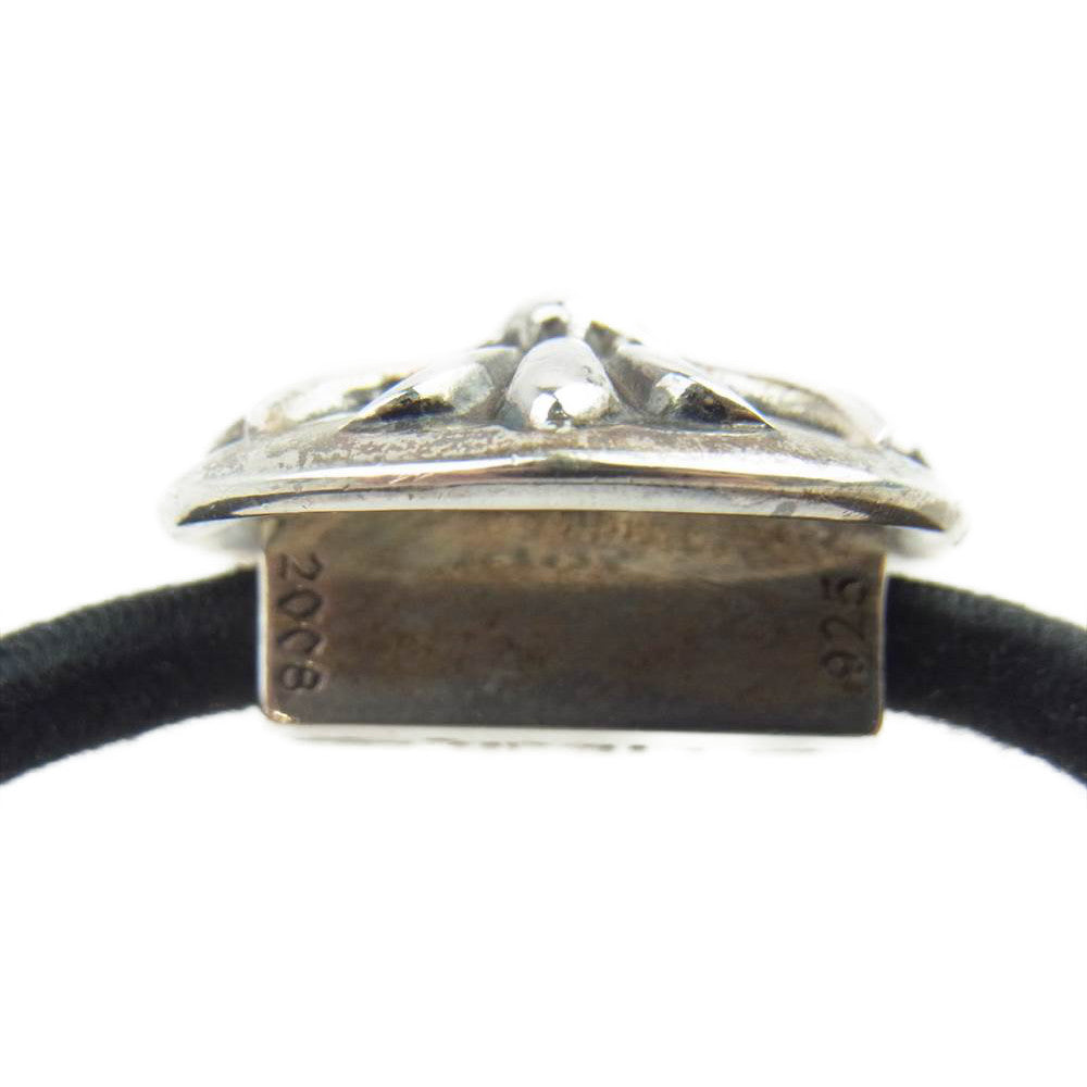 CHROME HEARTS クロムハーツ（原本無） クロスボール ヘアゴム コンチョ  シルバー系【中古】
