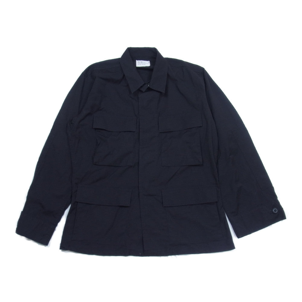 アメリカ軍 BDU JACKET ミリタリー リップストップ ジャケット ブラック系 S【中古】