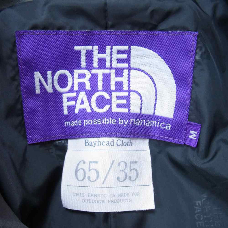 THE NORTH FACE ノースフェイス NP2013N PURPLE LABEL パープルレーベル 65/35 Soutien Collar Coat ステンカラーコート グレー系 M【中古】