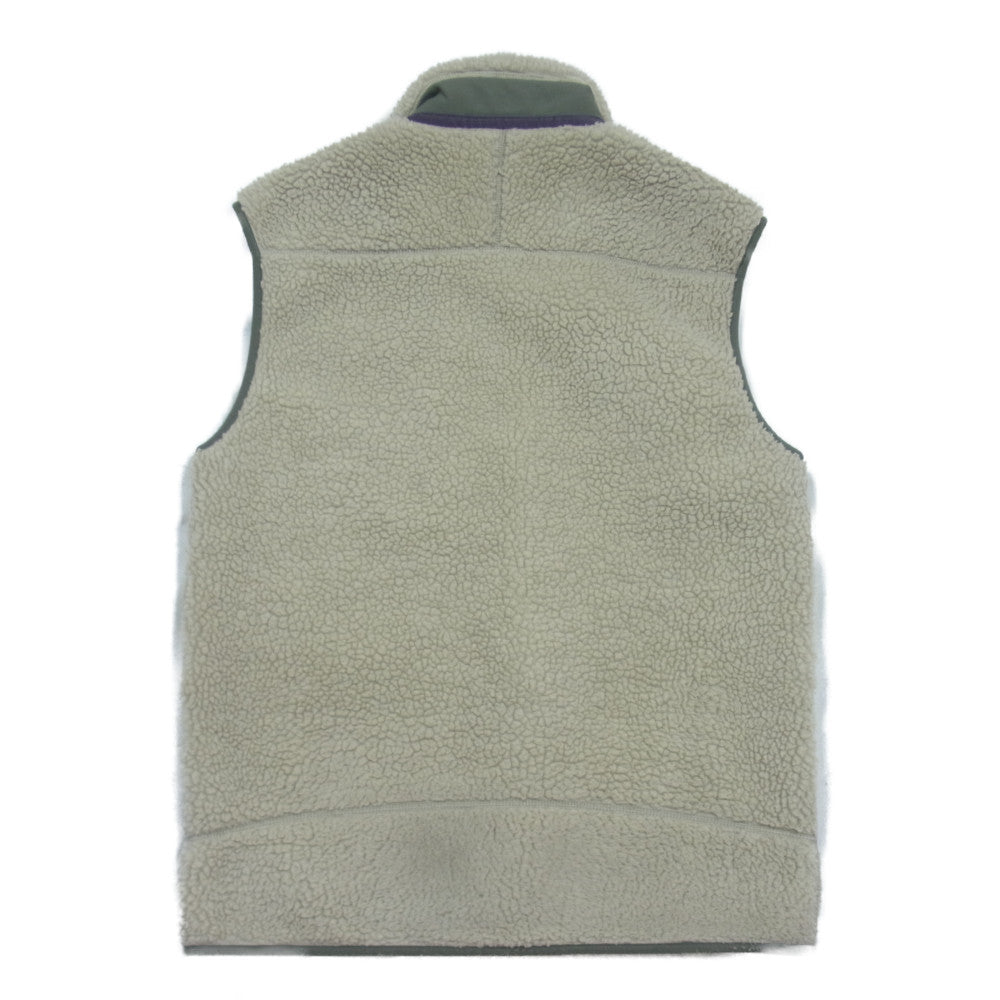 patagonia パタゴニア 18AW 23048 Classic Retro-X Vest クラシックレトロX フリース ベスト ベージュ系 S【中古】