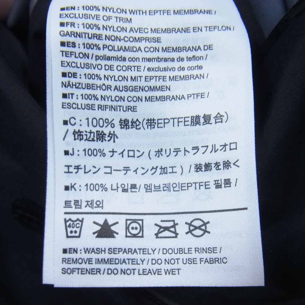 ARC'TERYX アークテリクス 23705 BETA SL HYBRID JACKET ベータ ハイブリッド ゴアテックス マウンテン パーカー ジャケット ブラック系 M【中古】