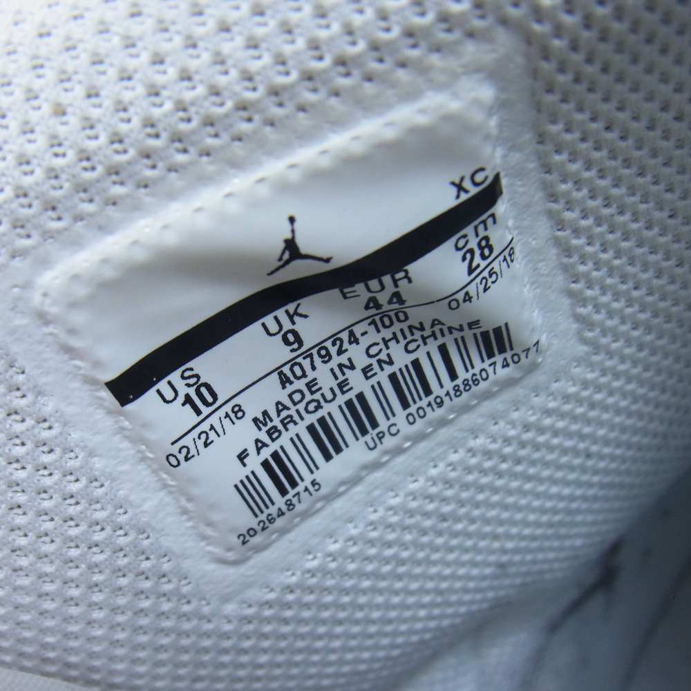 NIKE ナイキ AQ7924-100 Air Jordan 1 Retro High Double Strap エア ジョーダン 1 レトロ ハイダブル ストラップ スニーカー ホワイト系 US10【中古】