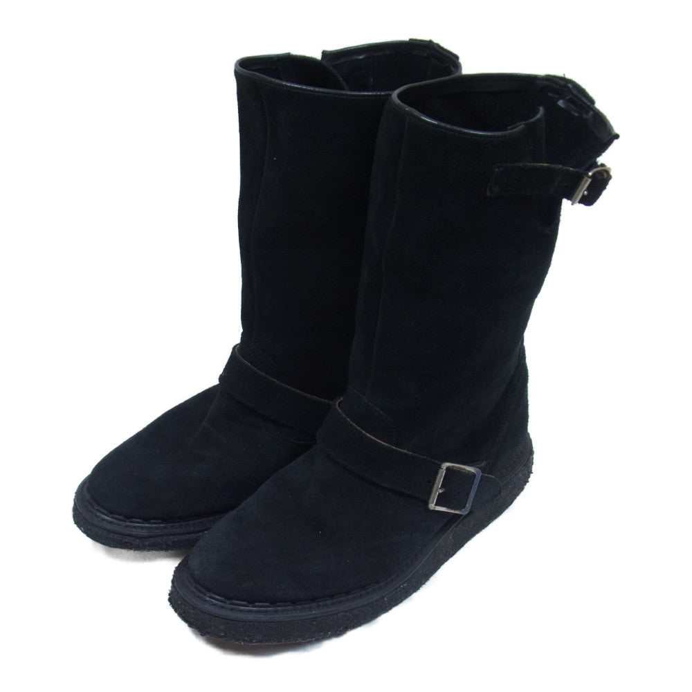 GEORGE COX ジョージコックス × CANNABIS カンナビス スエード エンジニアブーツ ブラック系 6【中古】