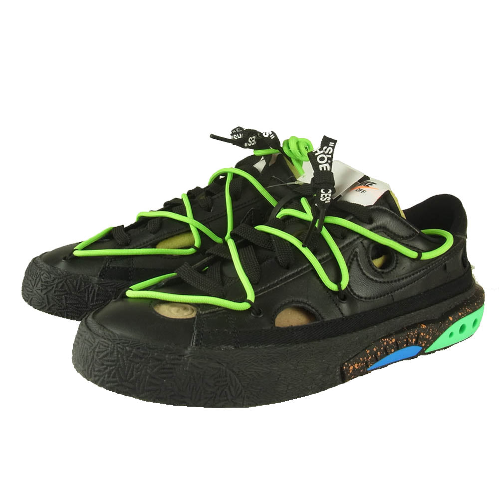 NIKE ナイキ DH7863-001 × OFF-WHITE オフホワイト Blazer Low ブレザ ロー 77 OW シューズ  ブラック系 25㎝【新古品】【未使用】【中古】