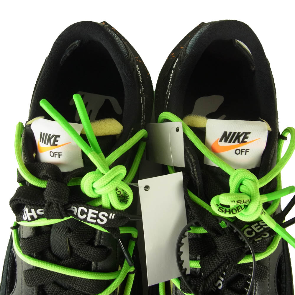 NIKE ナイキ DH7863-001 × OFF-WHITE オフホワイト Blazer Low ブレザ ロー 77 OW シューズ  ブラック系 25㎝【新古品】【未使用】【中古】
