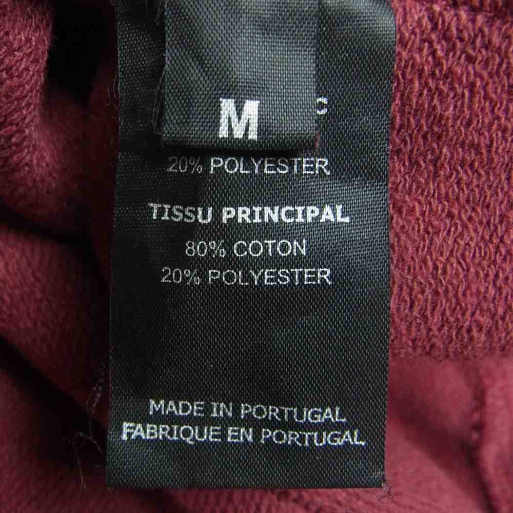 VETEMENTS ヴェトモン 21SS UE51TR650R アナーキー ゴシックロゴ プリント パーカー ワインレッド系 M【新古品】【未使用】【中古】