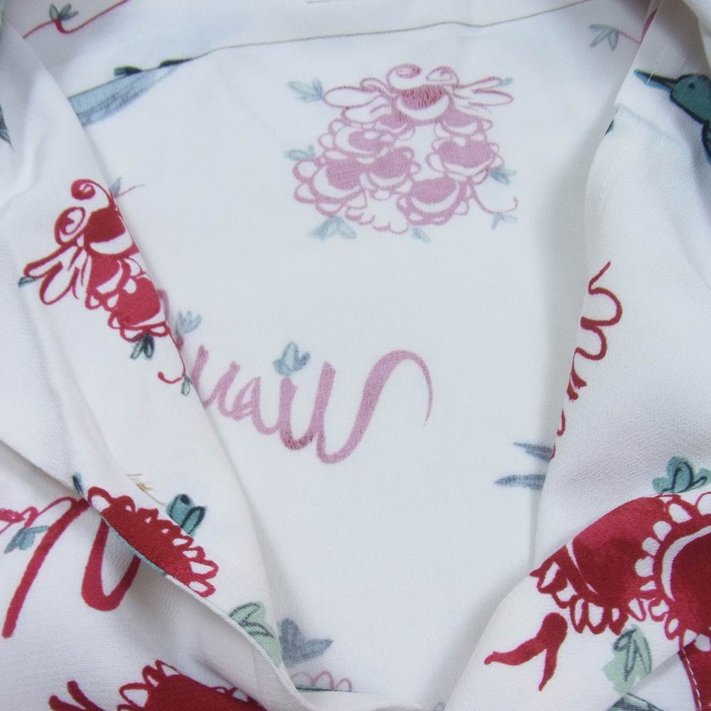 VISVIM ビズビム 22SS 0122105011017 WALLIS SHIRT S/S SUNNYBIRD 総柄 半袖 シャツ レッド系 1【美品】【中古】