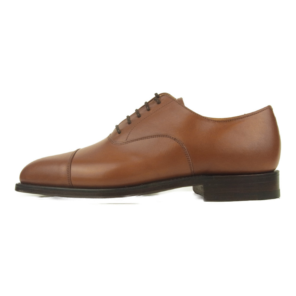 グレンソン 22346 LONDON ロンドン コニャック ストレートチップ レザー シューズ ブラウン系 6.5【新古品】【未使用】【中古】