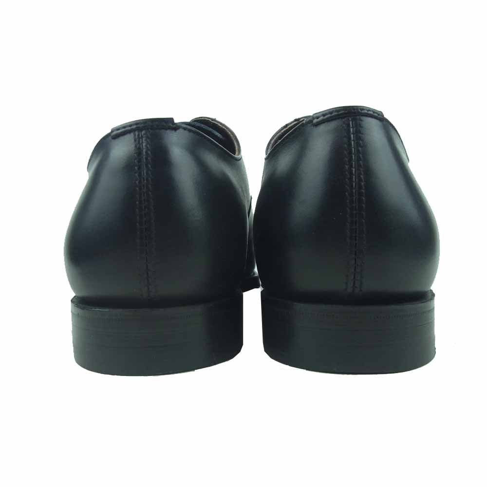 グレンソン 33553 MACCLESFIELD クォーターブローグ 内羽根 ストレートチップ レザー シューズ ブラック系 6.5E【新古品】【未使用】【中古】