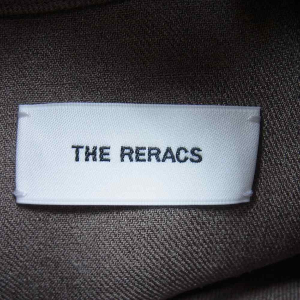 THE RERACS ザリラクス 22SS 22SS-REOP-099L RERACS STANDCOLLOAR DRESS スタンドカラー ドレス ワンピース TAUPE 38【極上美品】【中古】
