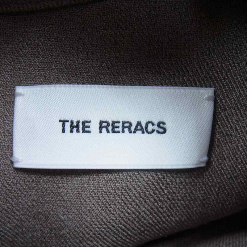 THE RERACS ザリラクス 22SS 22SS-REOP-099L RERACS STANDCOLLOAR DRESS スタンドカラー ドレス  ワンピース TAUPE 38【極上美品】【中古】