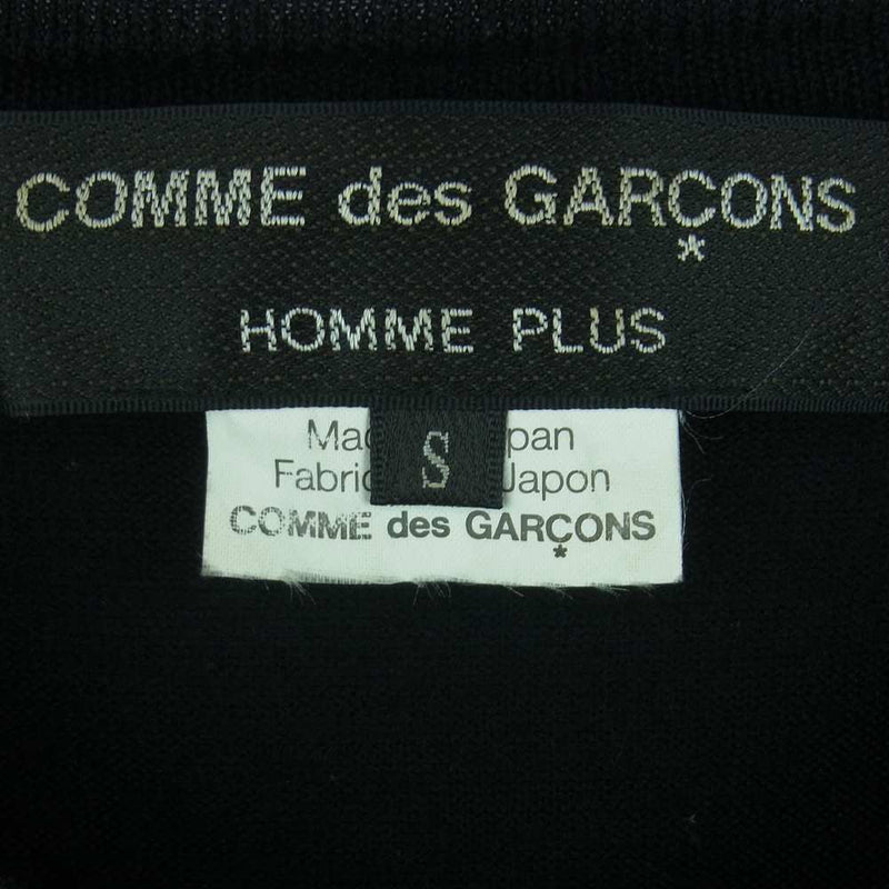 COMME des GARCONS HOMME PLUS コムデギャルソンオムプリュス 13SS PK-N003 AD2012 スタッズ ウール ニット ブラック系 S【中古】