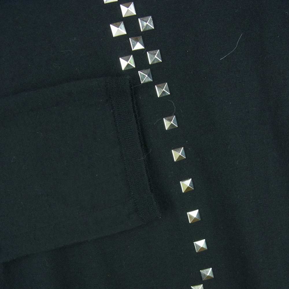 COMME des GARCONS HOMME PLUS コムデギャルソンオムプリュス 13SS PK-N003 AD2012 スタッズ ウール ニット ブラック系 S【中古】